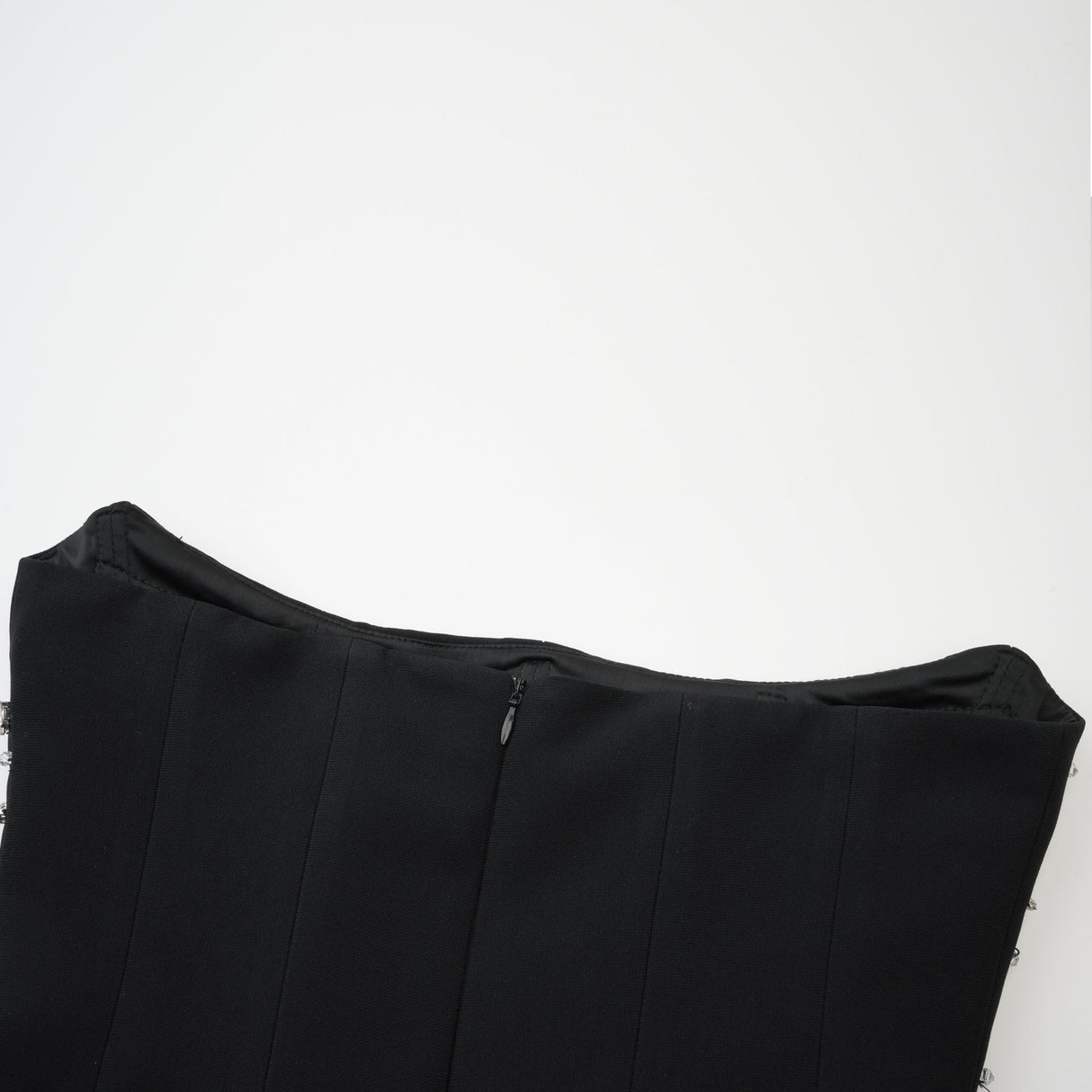 Giselle Maxi Dress - Off the Shoulder - Pleated Design - Crystal Embellishment - Flared Hem - Rear Zip Fastening