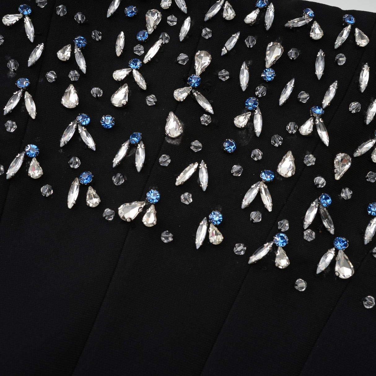 Giselle Maxi Dress - Off the Shoulder - Pleated Design - Crystal Embellishment - Flared Hem - Rear Zip Fastening