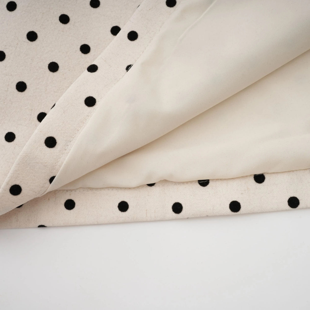 Gitane White Polka Dot Midi Dress