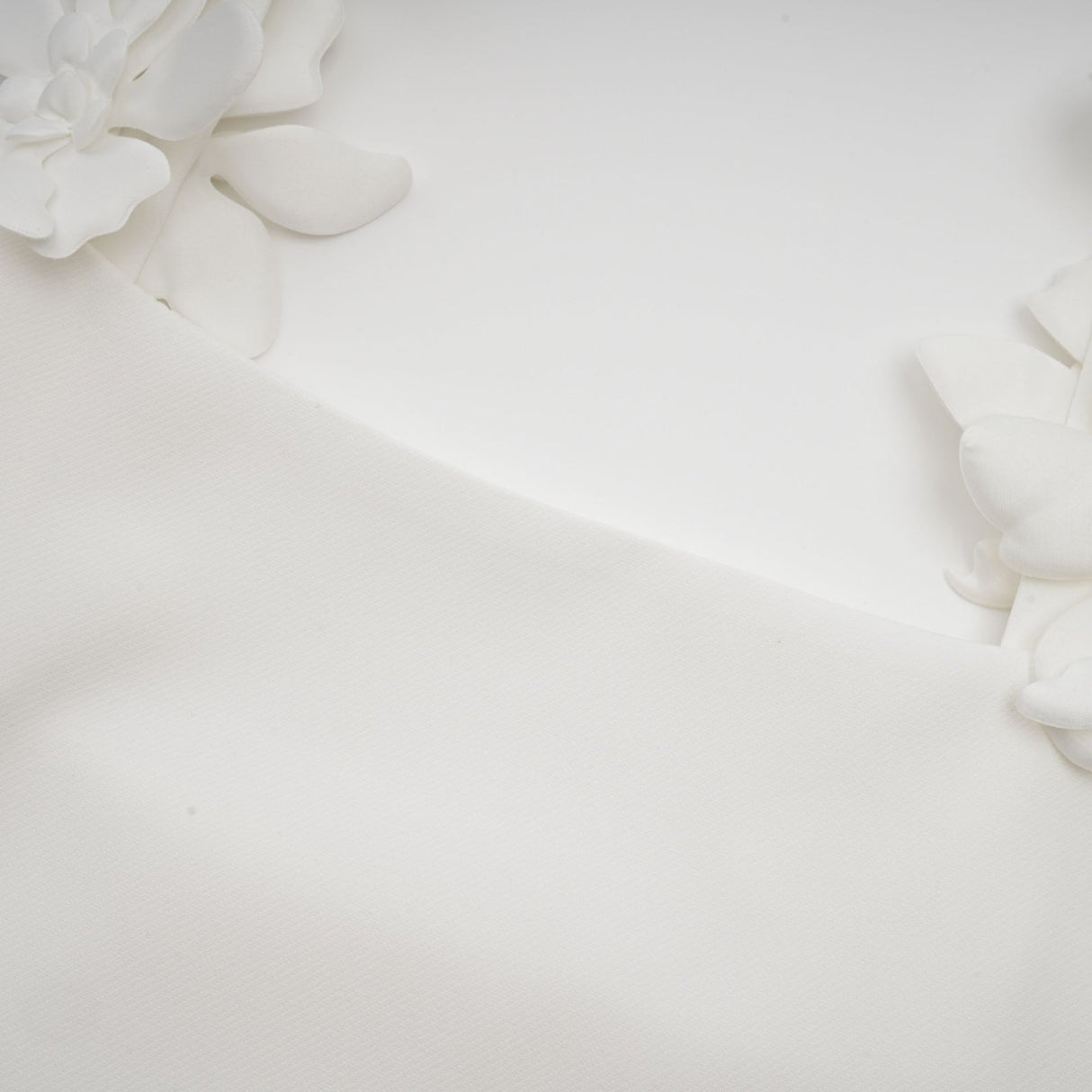 Greta Skirt & Top Set - Square Neck - Sleeveless - Faux - floral embellishment - Thigh length