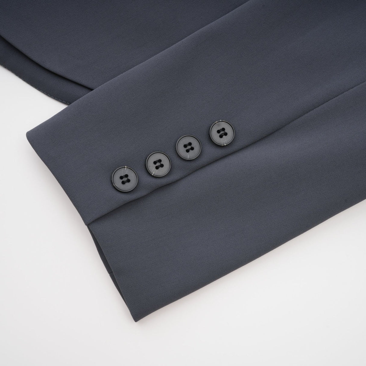 Hailey Jacket - Long Sleeves - Notched Lapels - Shoulder Pads - Asymmetric Design