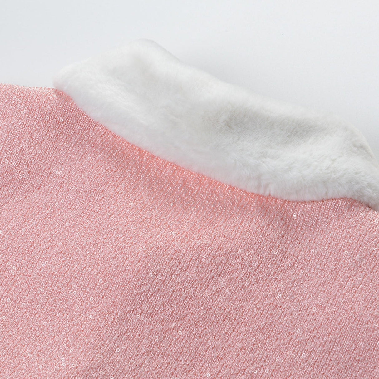 Harper Jacket & Skirt - Plush Lapels - Front Button Fastening - Pleated Design - Knitted Construction