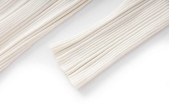 Haven Dress - Fitted Silhouette Flared Hemline - Button - Down Front Pockets - Form - Fitting Accentuates Waist - Lightweight Ribbed Knit Fabric