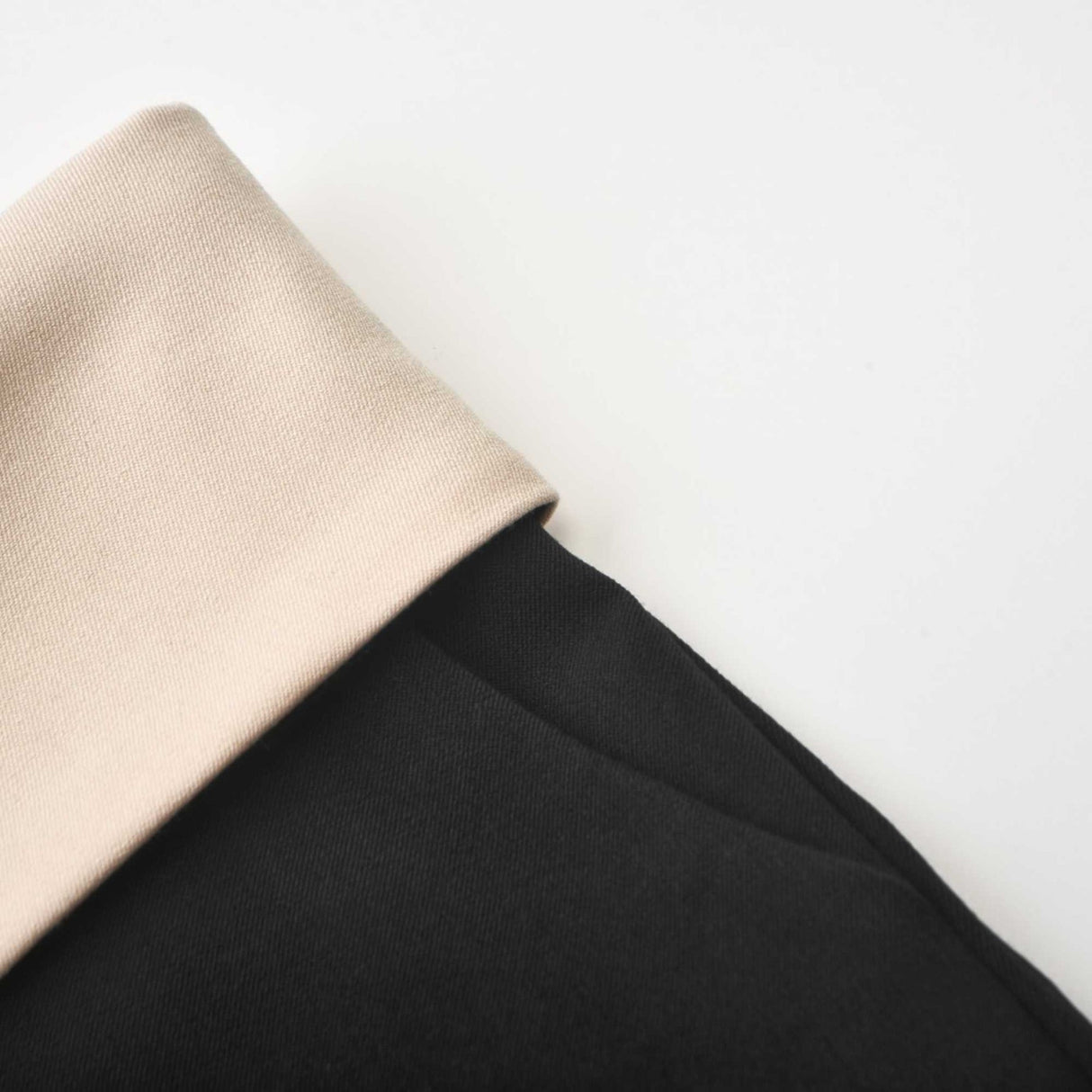 Haven Trousers - High - Rise Contrast Collar - Panelled Tailoring - Flared Legs - Structured fit - Versatile Style