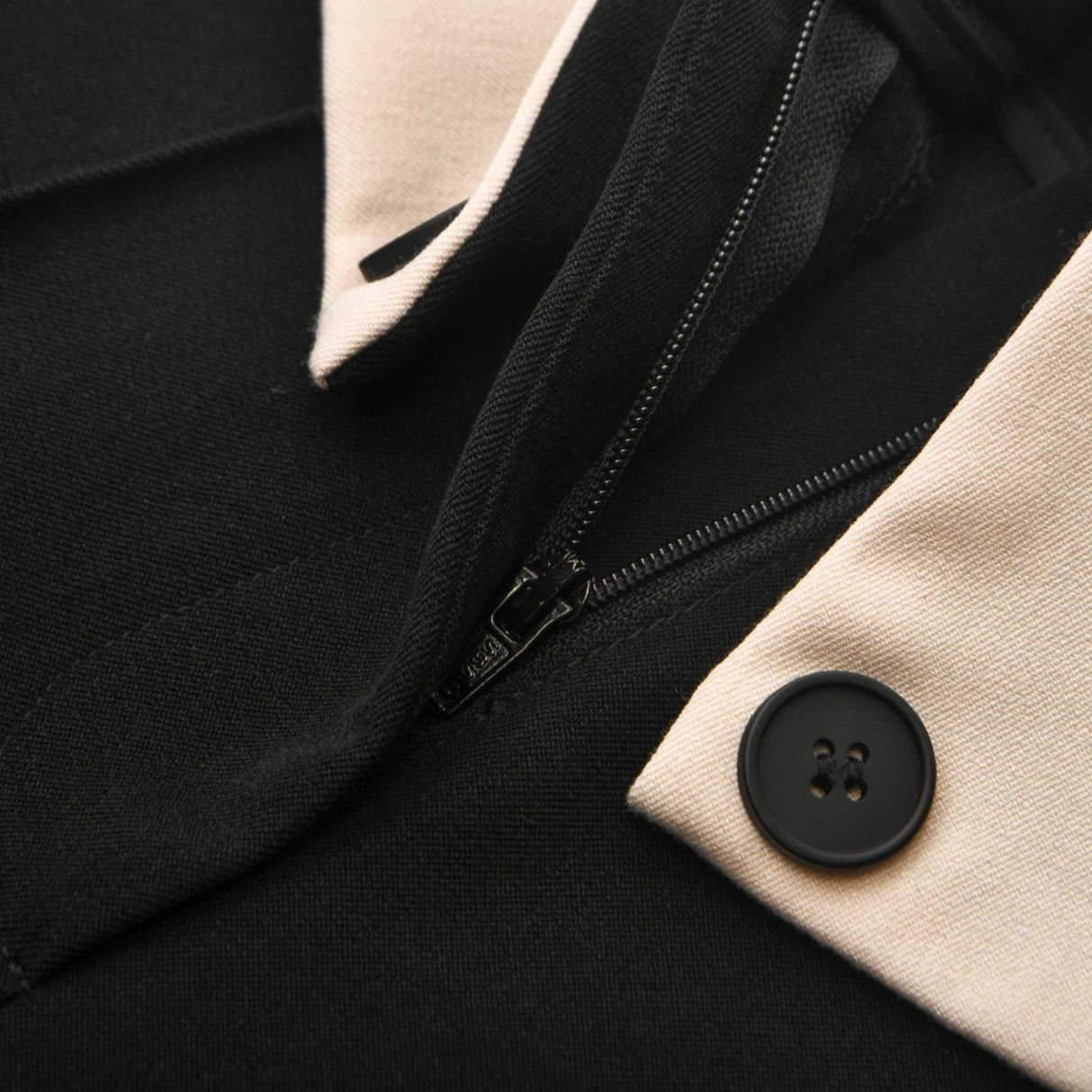 Haven Trousers - High - Rise Contrast Collar - Panelled Tailoring - Flared Legs - Structured fit - Versatile Style