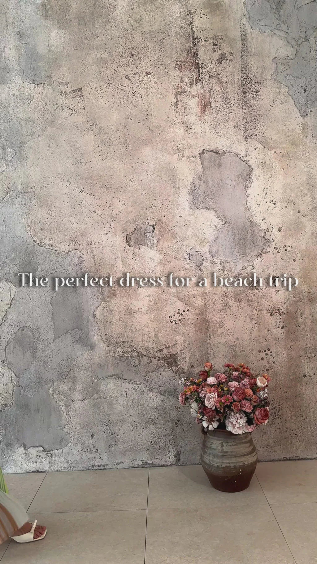 Helena Maxi Dress Green & Multicolor Striped Glitter Halter - neck Tie - Back