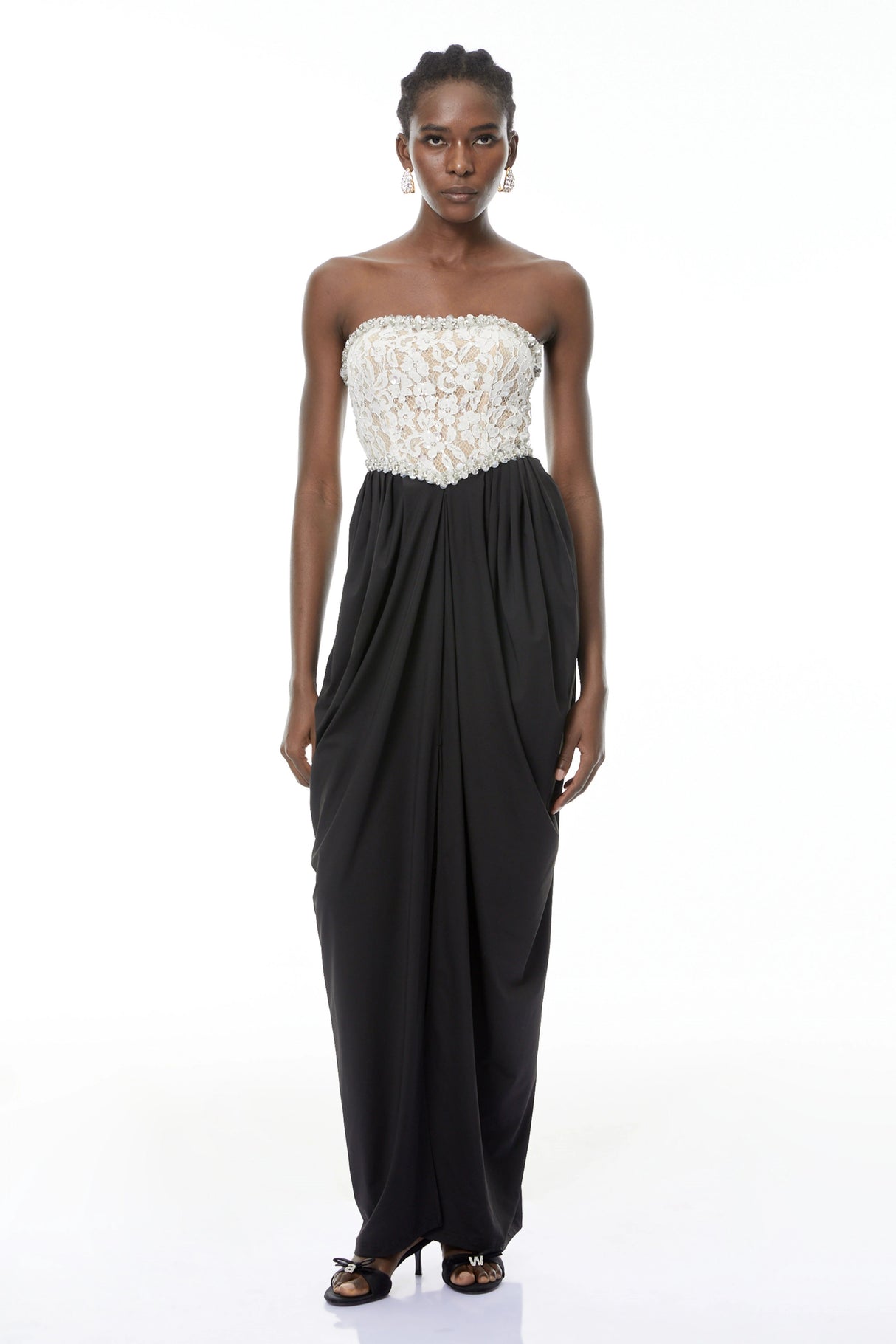 Hilla Color Block Maxi Dress
