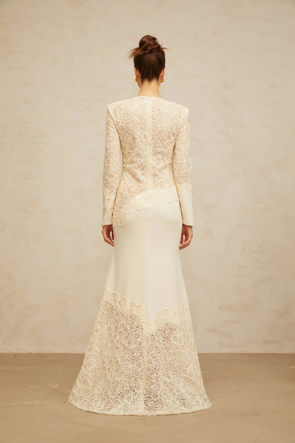 Holly Maxi Dress Sequined Floral Embroidery