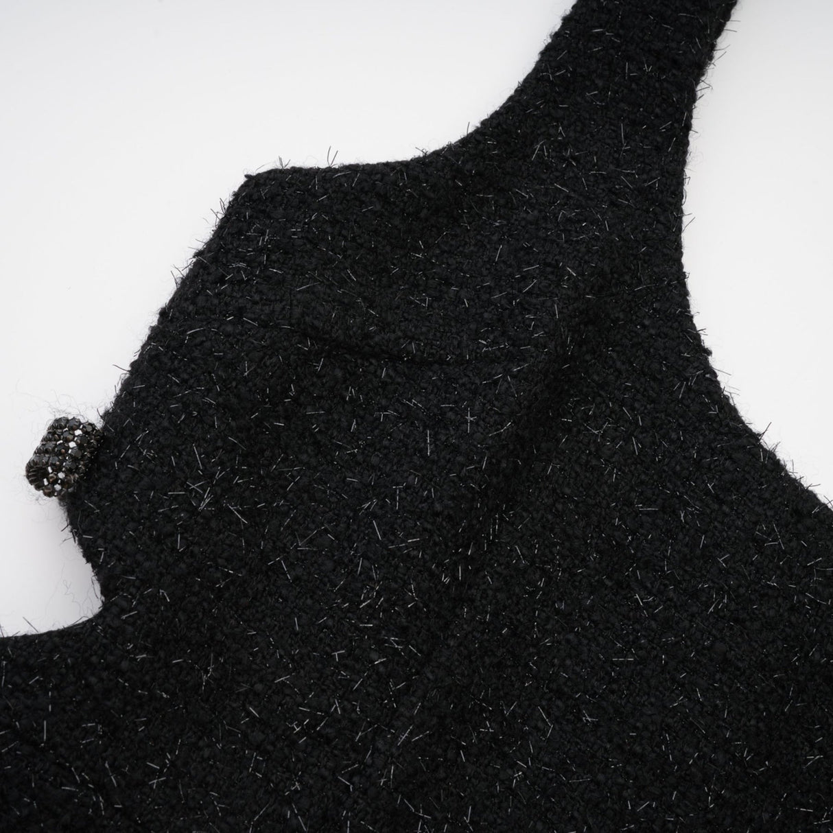 Hope Mini Dress - Sleeveless - Spaghetti Strap - Bow and Cut - out Detail - Side Slit