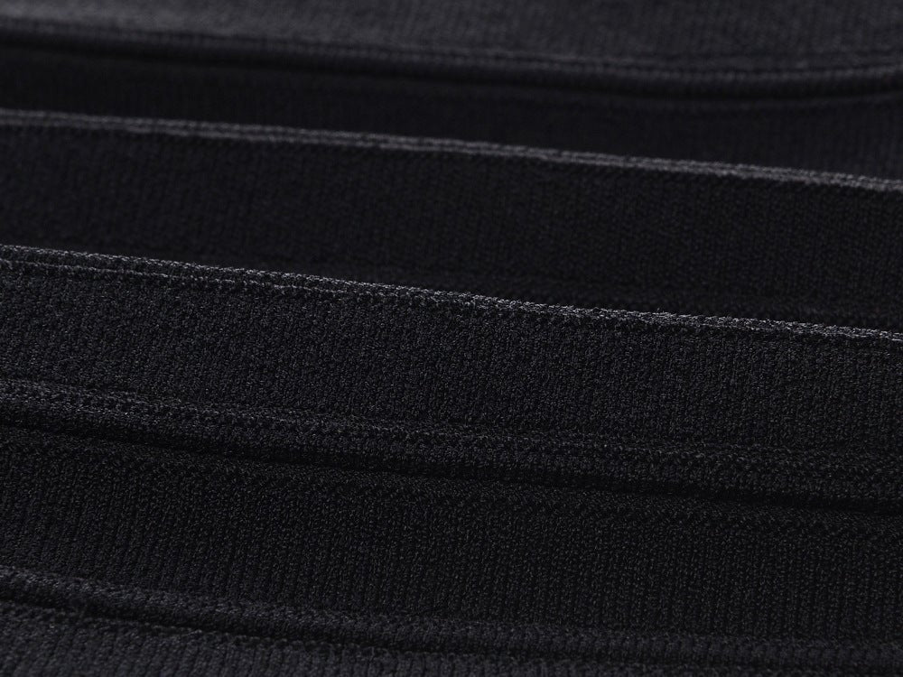 Ida Cardigan - Fitted Peplum Silhouette - Ribbed Texture - Tailored Fit - Chic Elegance - Gold Button Embellishments