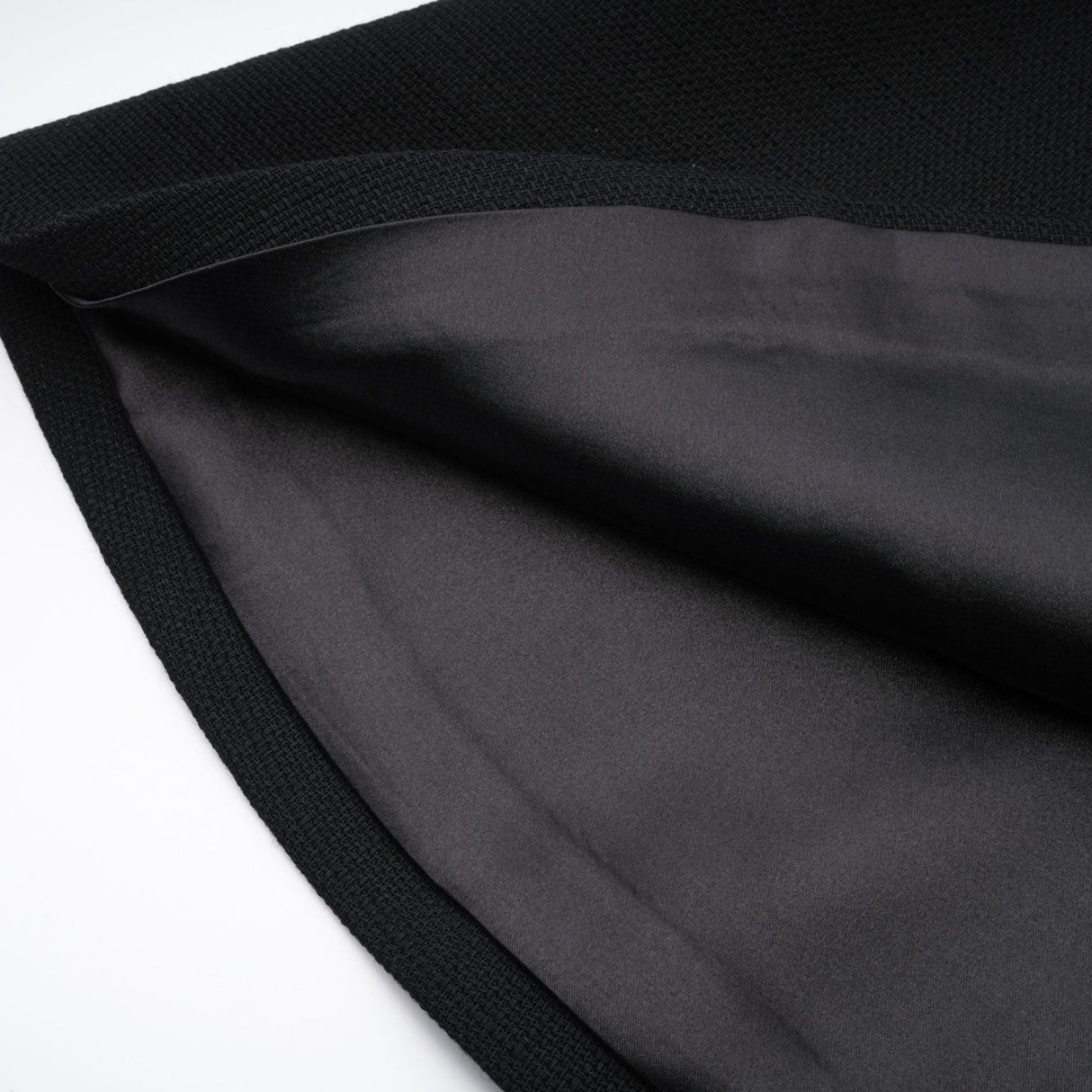 Ida Jacket & Skirt Set - Contrast Colors - Cropped Jacket - Flared Skirt - Front Button Fastening - Patch Pockets