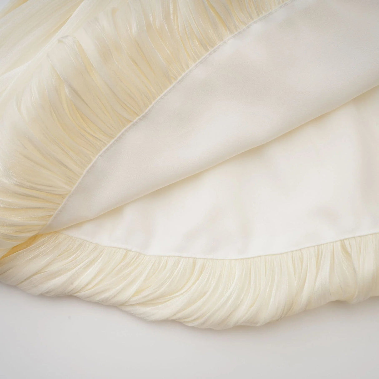 Ines Mini Dress Pleated Ribbon Design & Glitter Detail