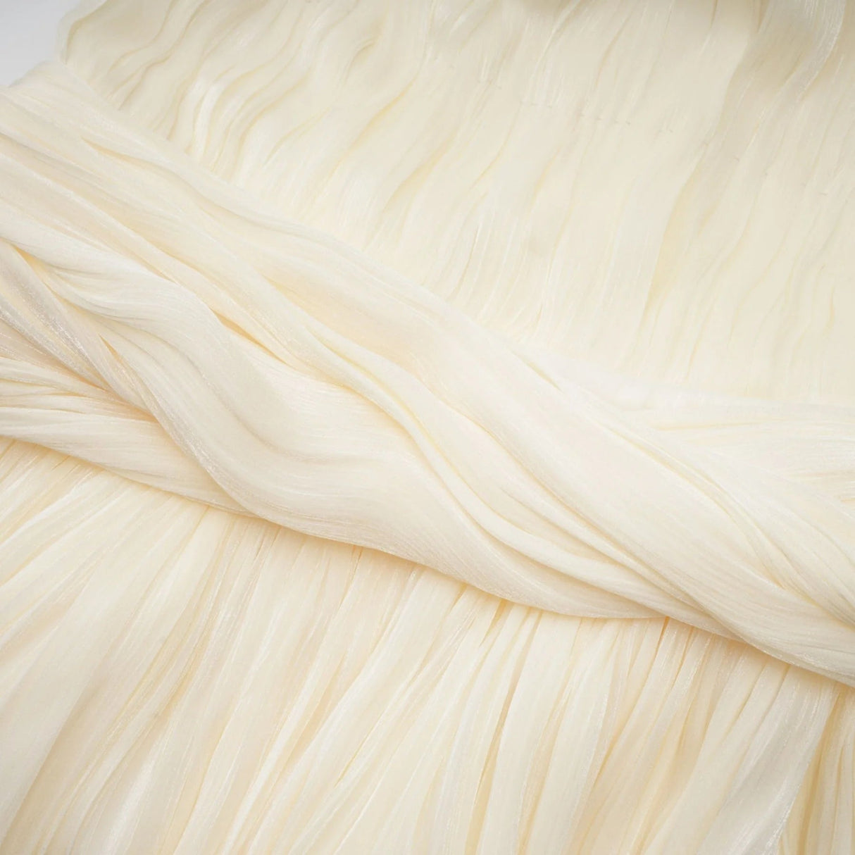 Ines Mini Dress Pleated Ribbon Design & Glitter Detail