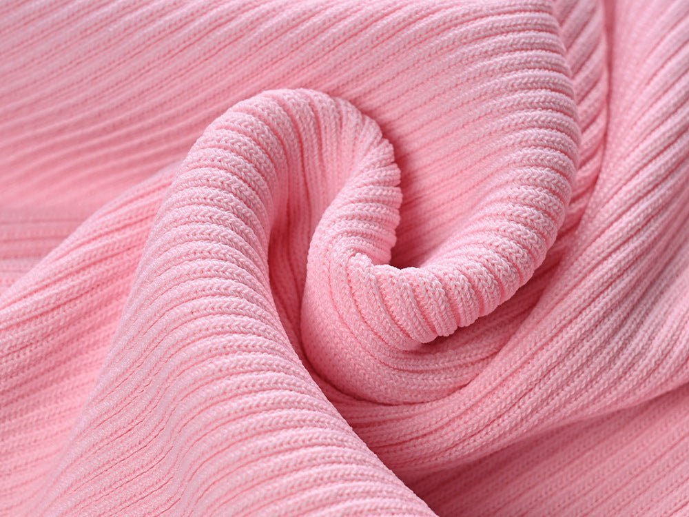 Irene Slim Fit Long Sleeve Top - Tie - Neck Detail - Button Front with Decorative Pockets