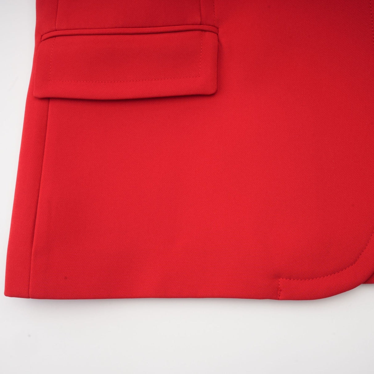 Isla Blazer Red Hourglass Double Breasted Wool Blend