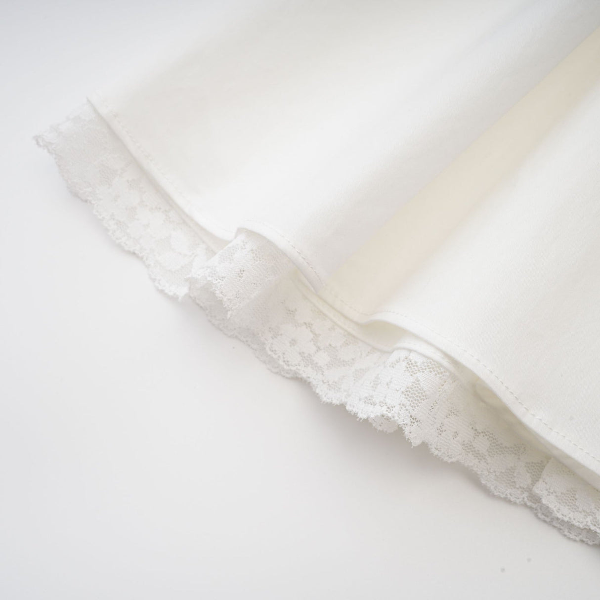 Jada Mini Dress Lace Corset Layered White & Spaghetti Straps