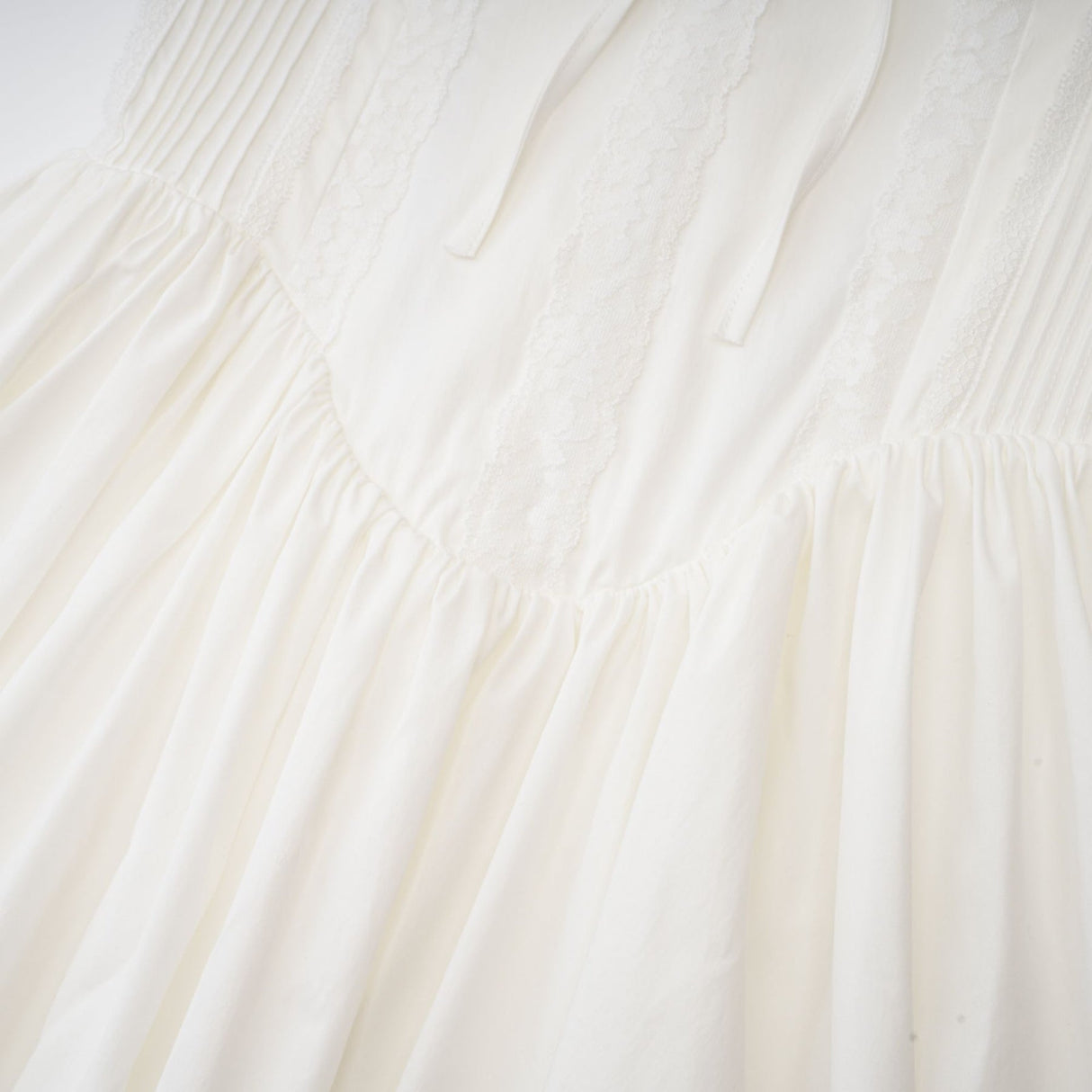 Jada Mini Dress Lace Corset Layered White & Spaghetti Straps