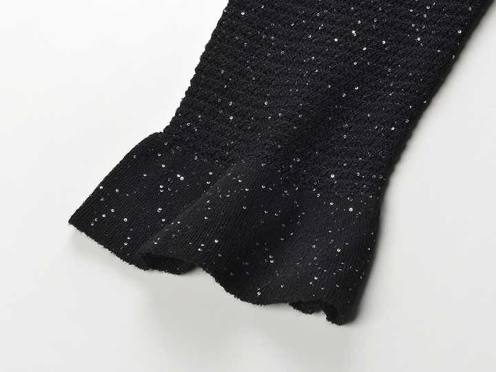 Jamie Shirt Jacket – Tailored Silhouette – Gold Button Accents – Knit Texture