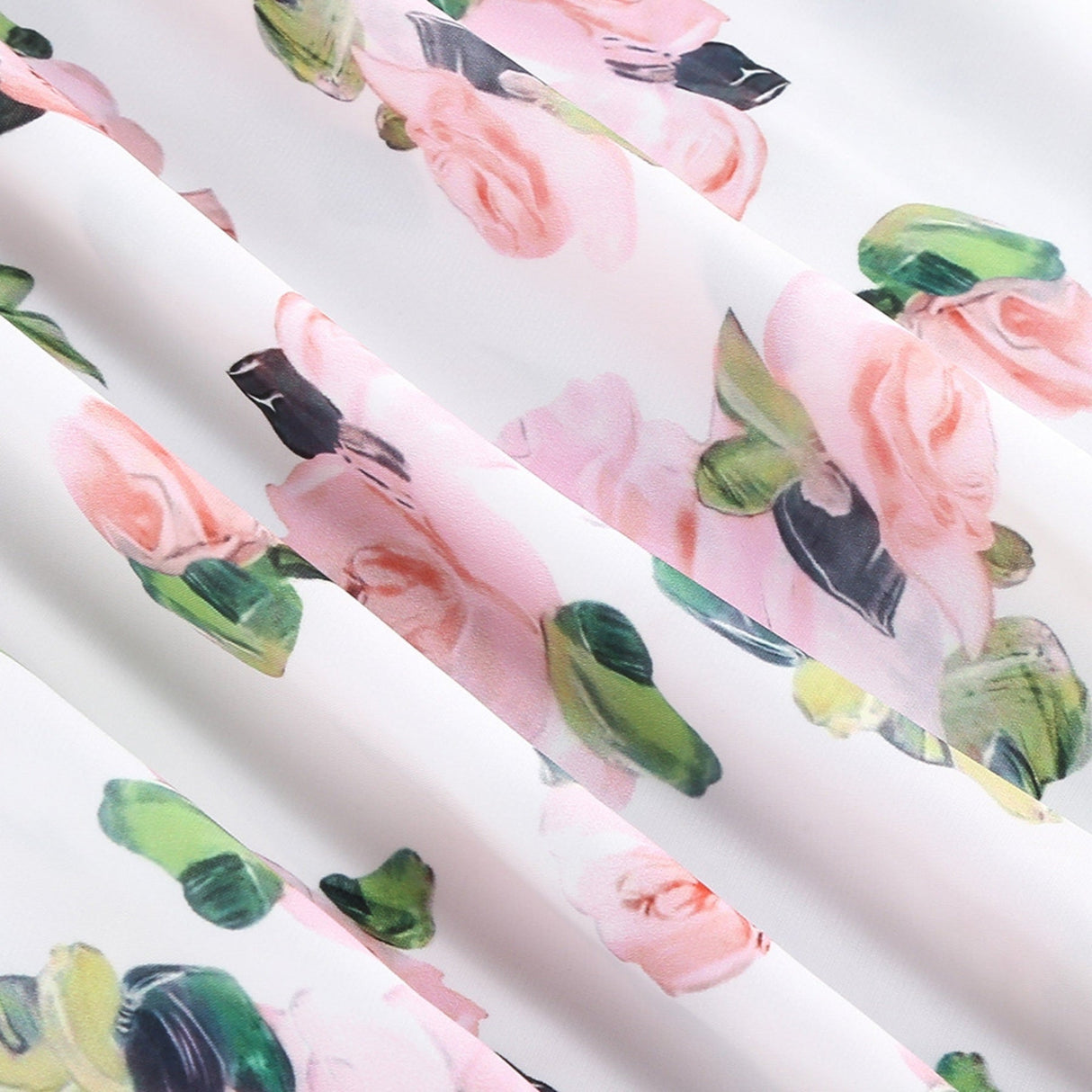 Jessica Floral Maxi Dress with Off - Shoulder Neckline and High - Side Slit