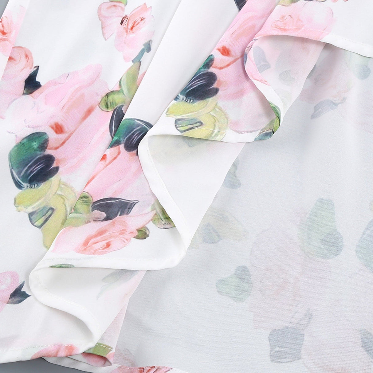 Jessica Floral Maxi Dress with Off - Shoulder Neckline and High - Side Slit