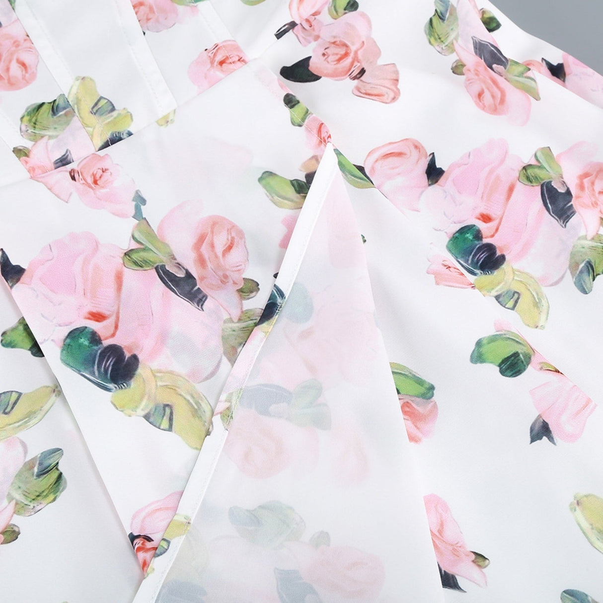 Jessica Floral Maxi Dress with Off - Shoulder Neckline and High - Side Slit