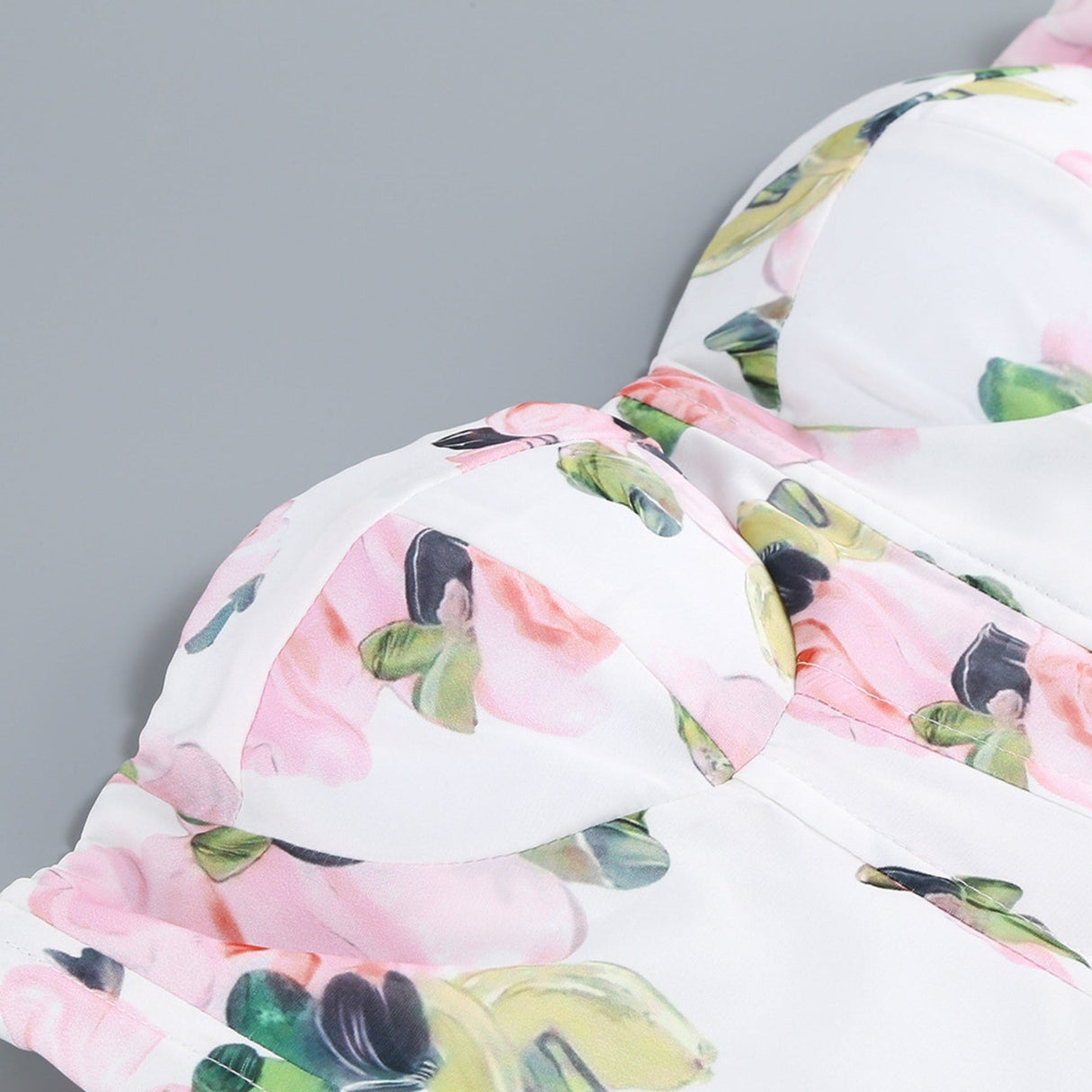 Jessica Floral Maxi Dress with Off - Shoulder Neckline and High - Side Slit