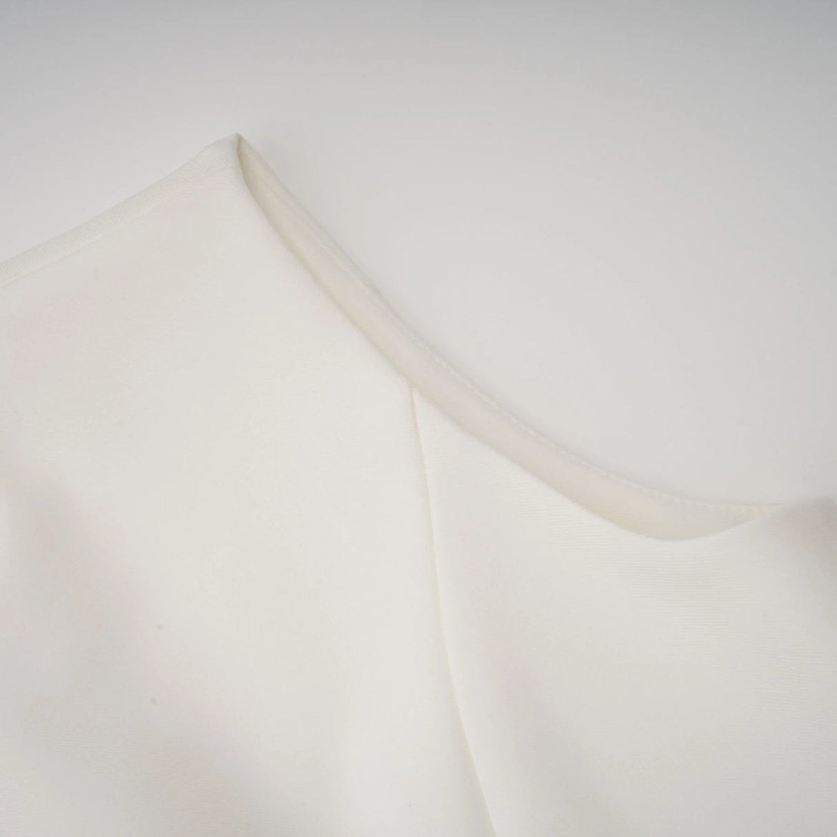 Joanna Midi Dress White 3D Petal Sleeveless Shift & Dart Detailing