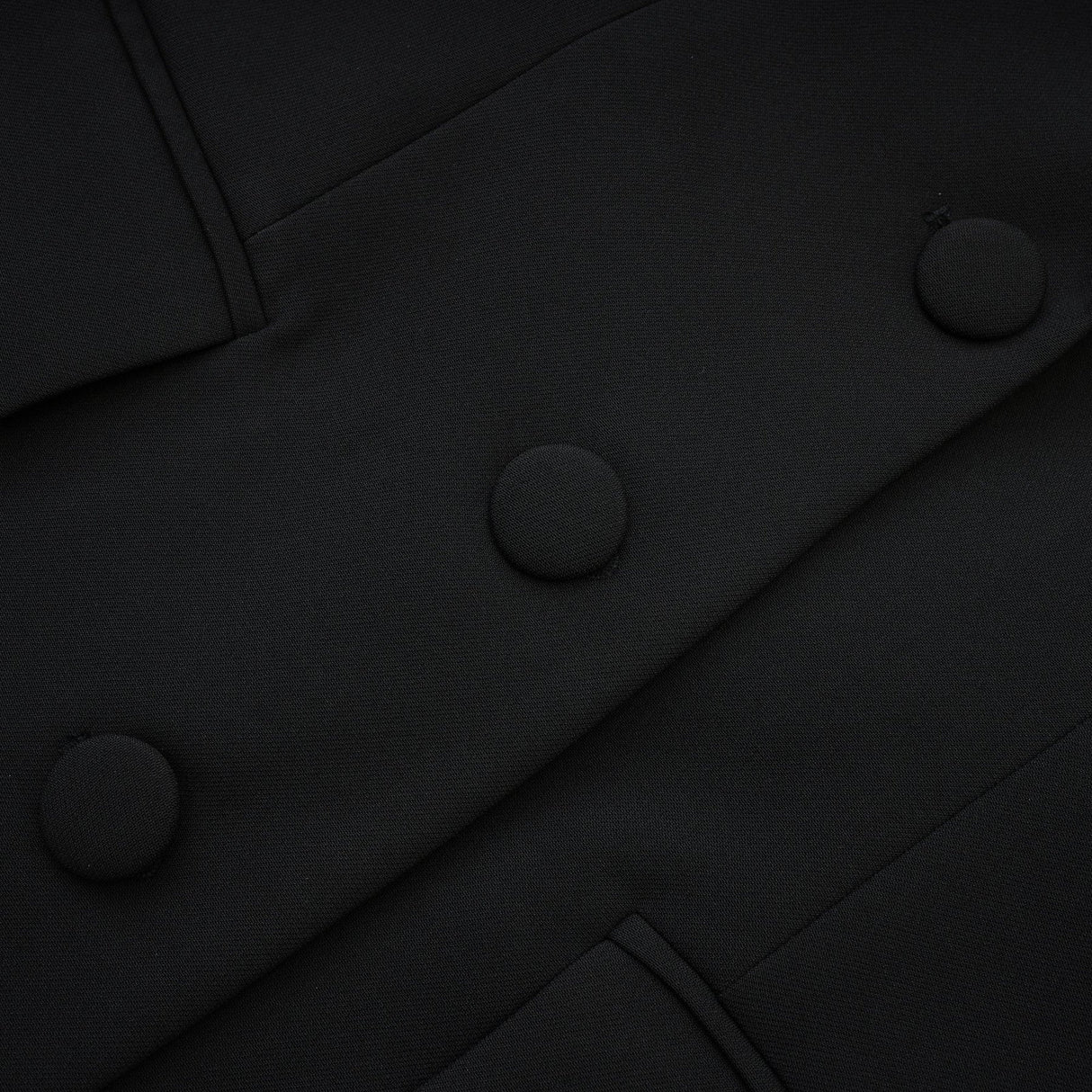 Julia Blazer - Long Sleeves - Notched Lapels - Crystal Embellishment - Fitted Waistline