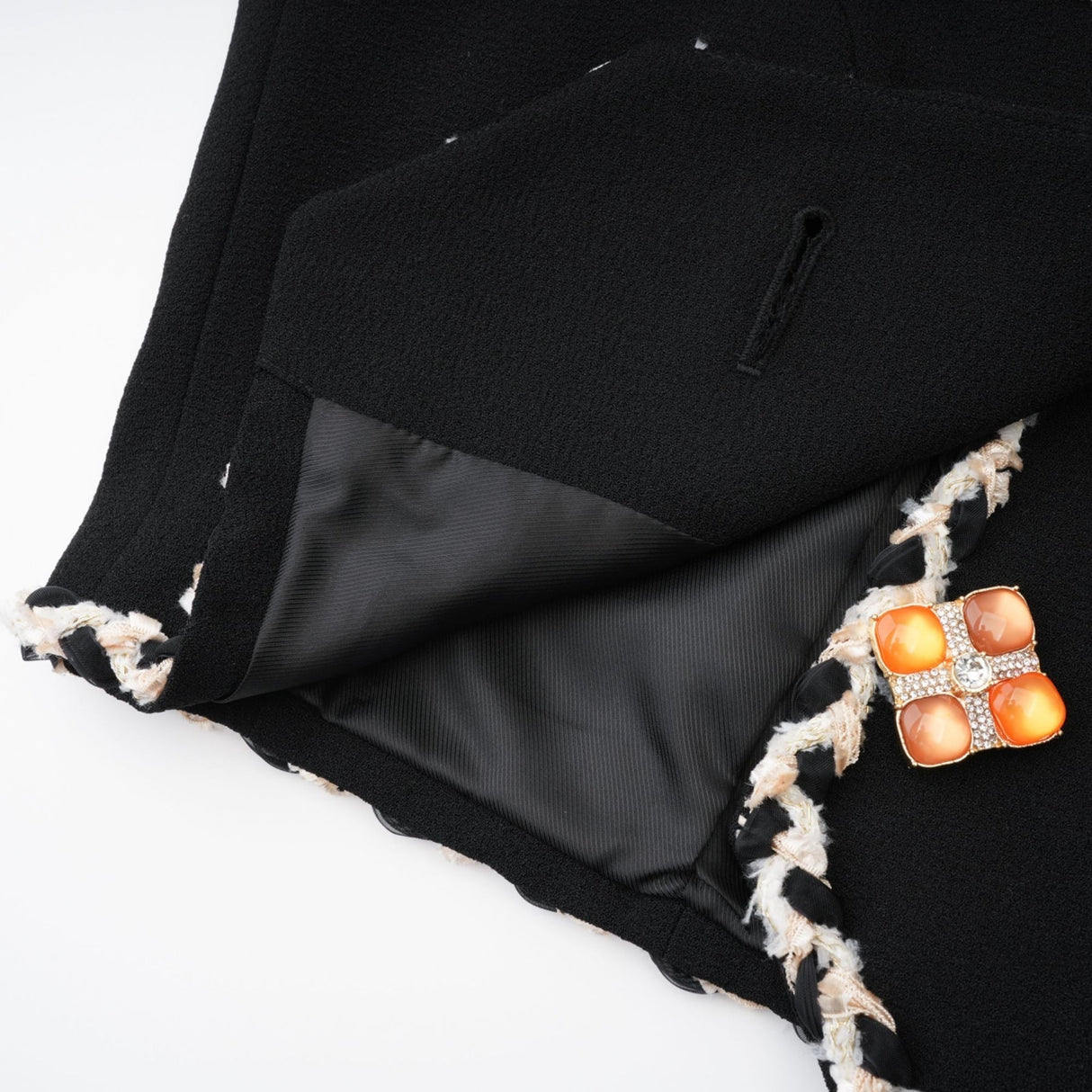 Julia Monochrome Vest, Shirt & Skirt Set