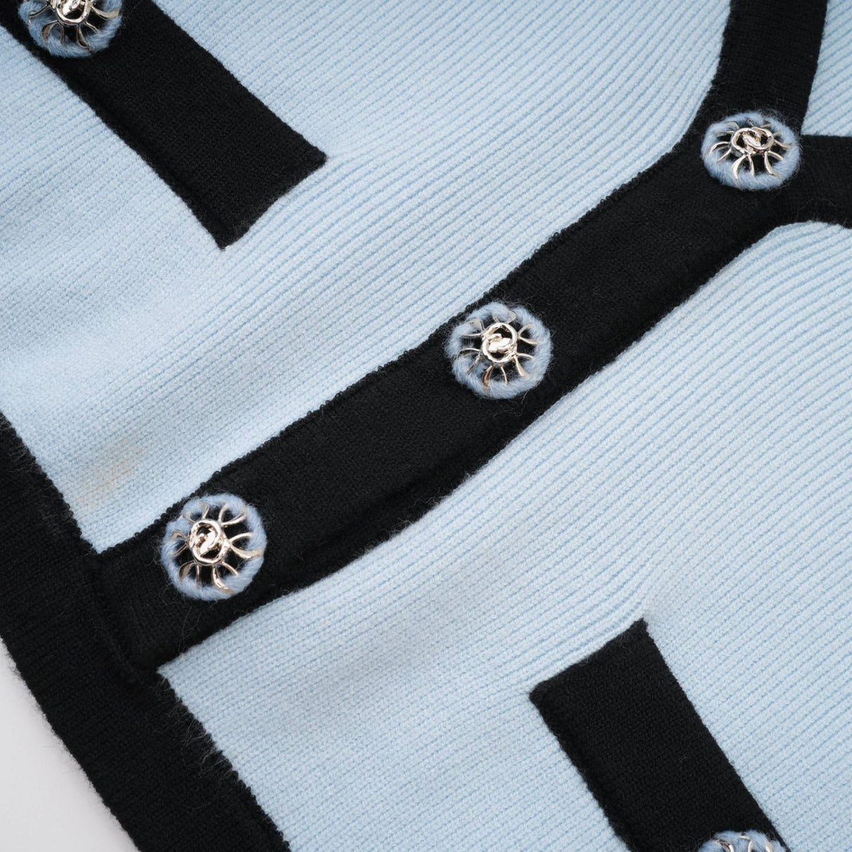 Julia Skirt & Top Set in Blue Long Sleeve Button Detail Matching