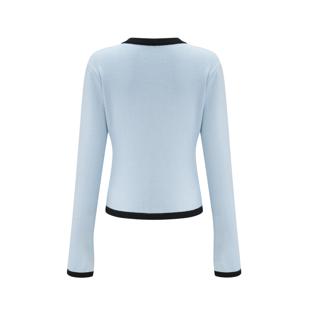 Julia Skirt & Top Set in Blue Long Sleeve Button Detail Matching