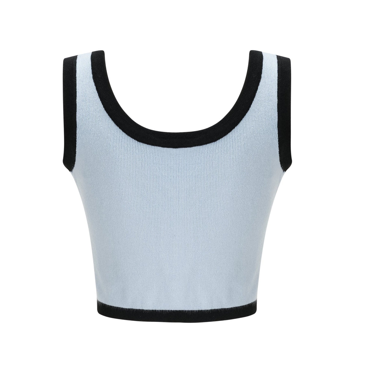 Julia Skirt & Top Set - Knitted Construction - Contrast Colors - Panelled Design - Front Button Detailing