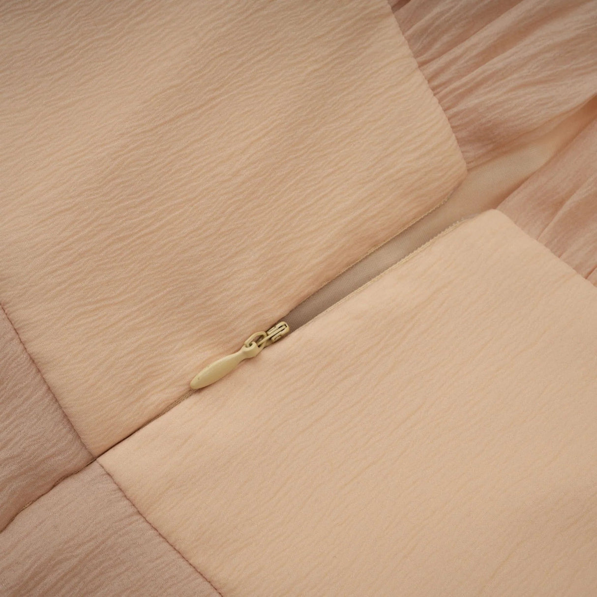 Juliet Mini Dress Floral - Appliqu Flounce Hem Neutrals