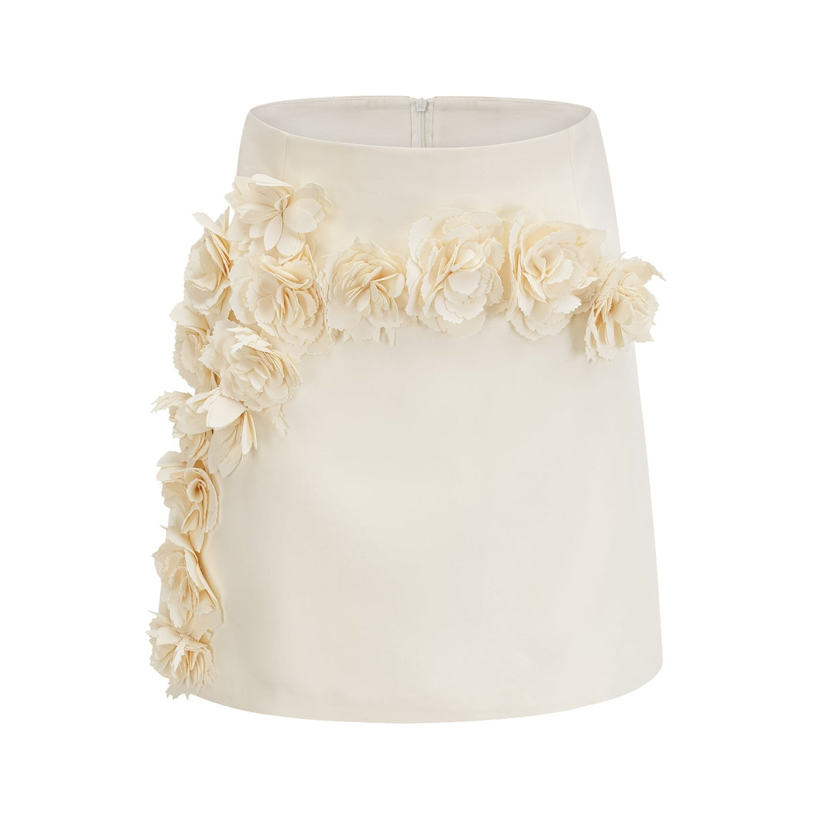 Kaitlin Floral Appliqué Jacket & Skirt Set