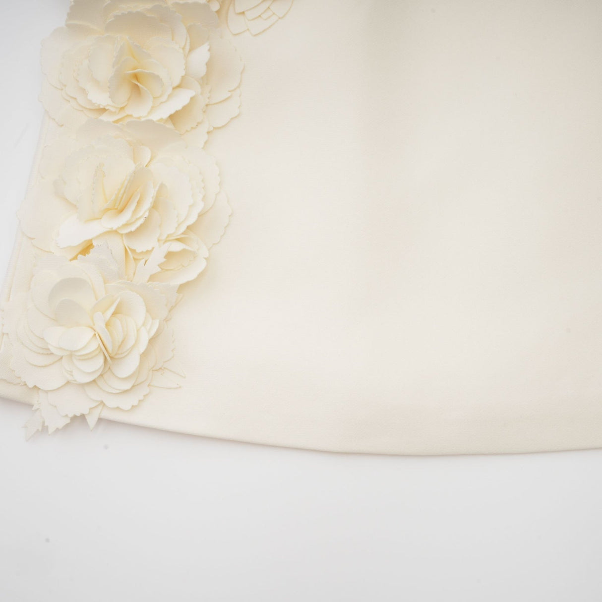 Kaitlin Floral Appliqué Jacket & Skirt Set