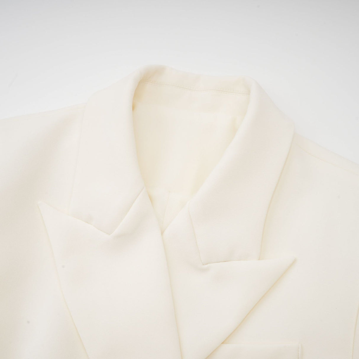 Kaitlin Jacket & Skirt – Neutrals – Floral Appliqué – Cropped