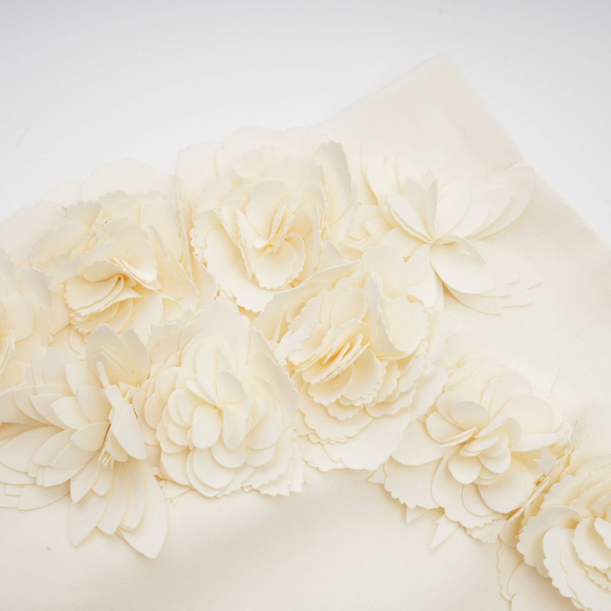 Kaitlin Jacket & Skirt – Neutrals – Floral Appliqué – Cropped