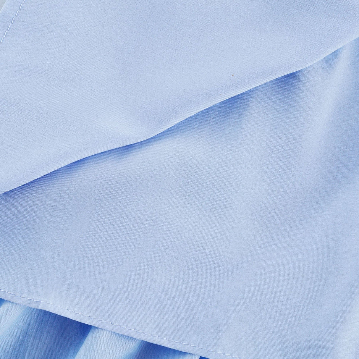 Kaitlyn Midi Dress Blue Off Shoulder Flounce Bow Tie Ruffle Lace Tiered