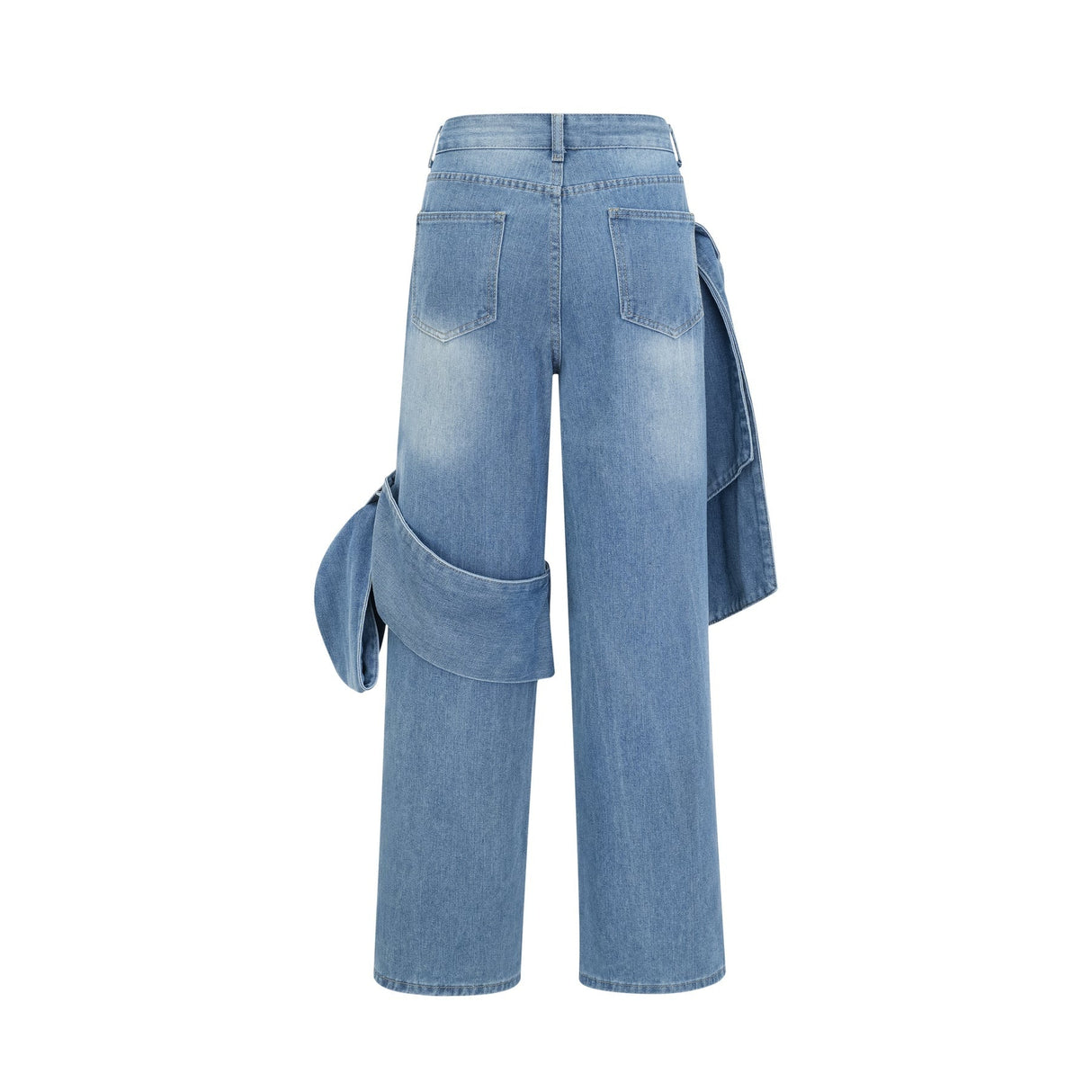 Khloe Jeans Wide Leg with Bow Detail
