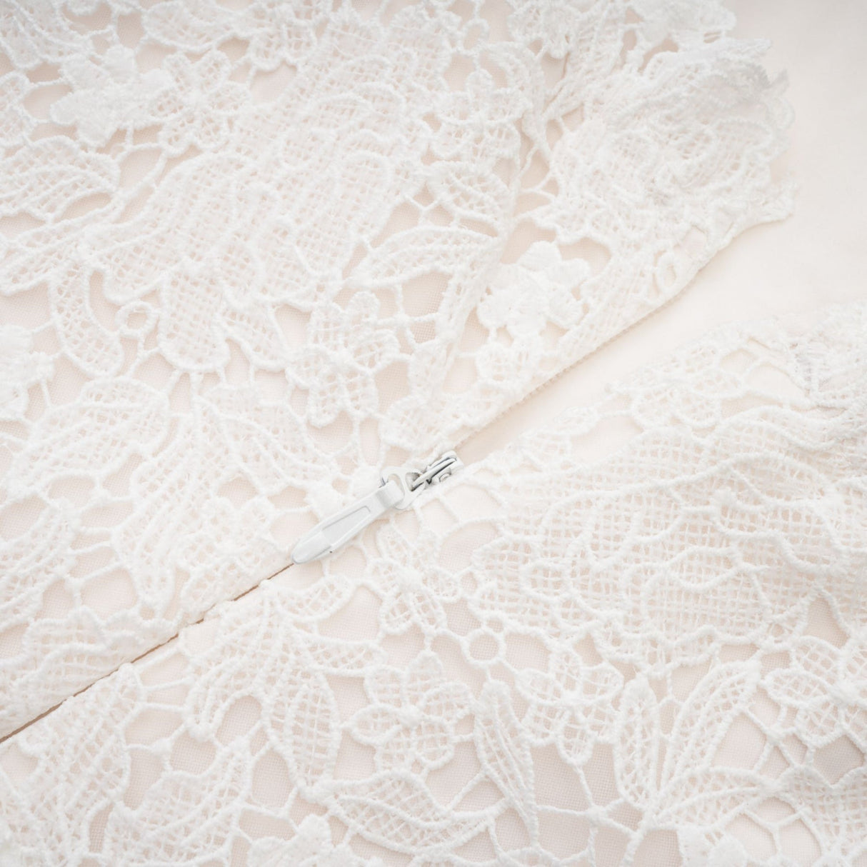 Kimberly Mini Dress - Spaghetti Straps - Detachable Sleeves - Cut - Out Design - Ruffled Hem