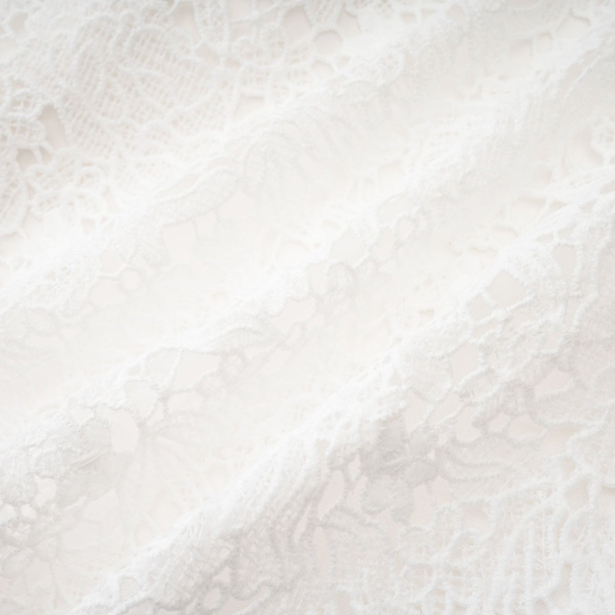 Kimberly Mini Dress White Lace Cut Out Ruffle Hem