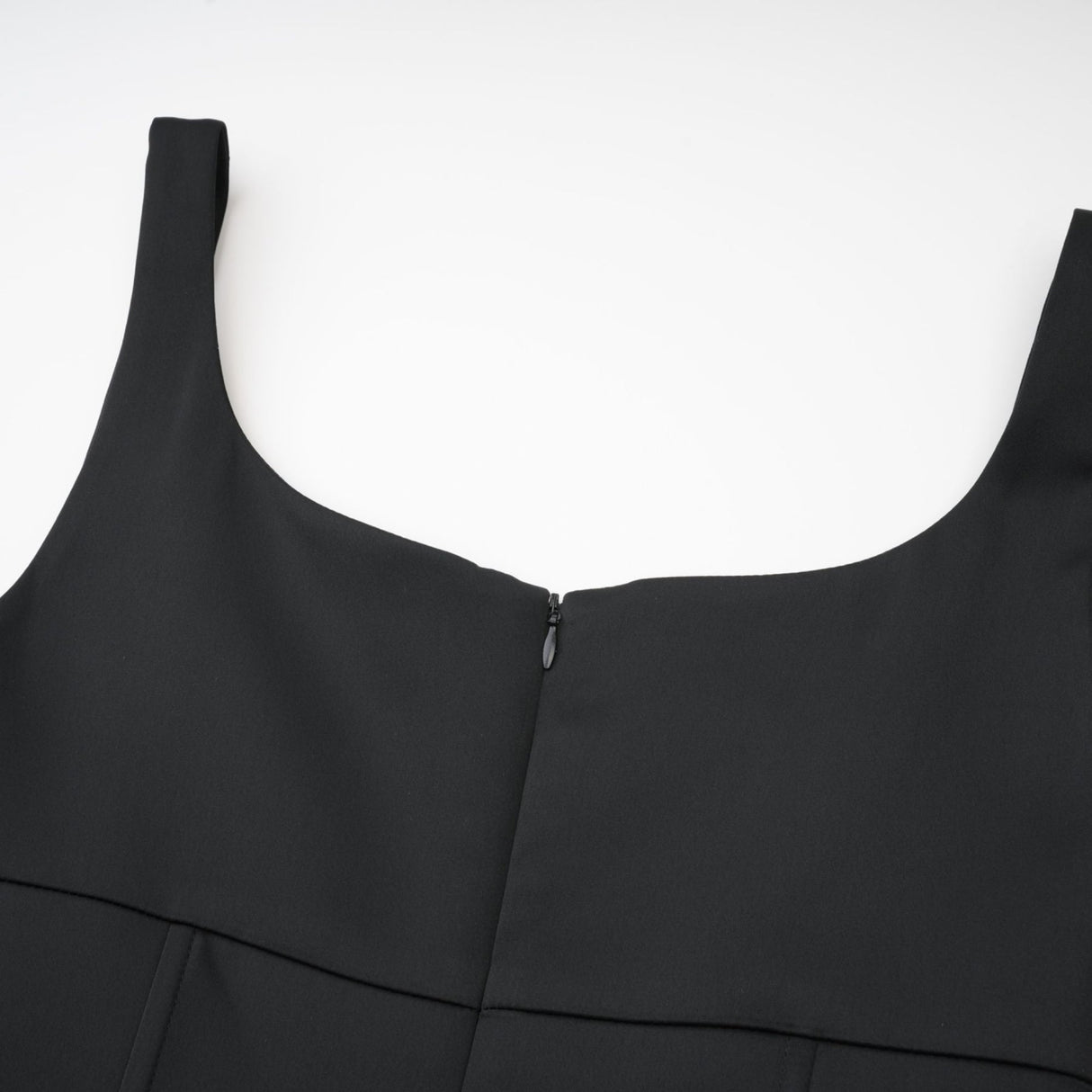 Laila Dress Black Flared Crystal Embellished & Pleated