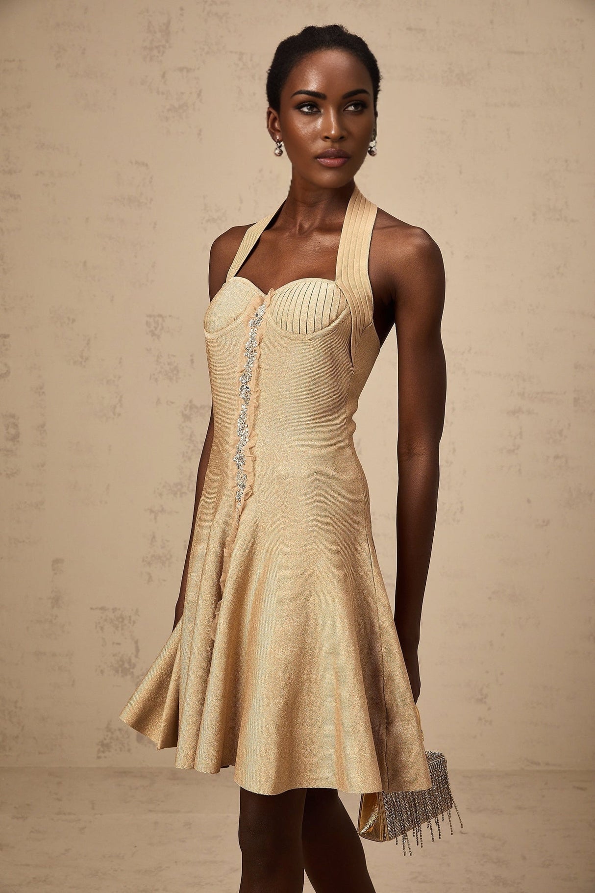 Landry Halterneck Mini Dress