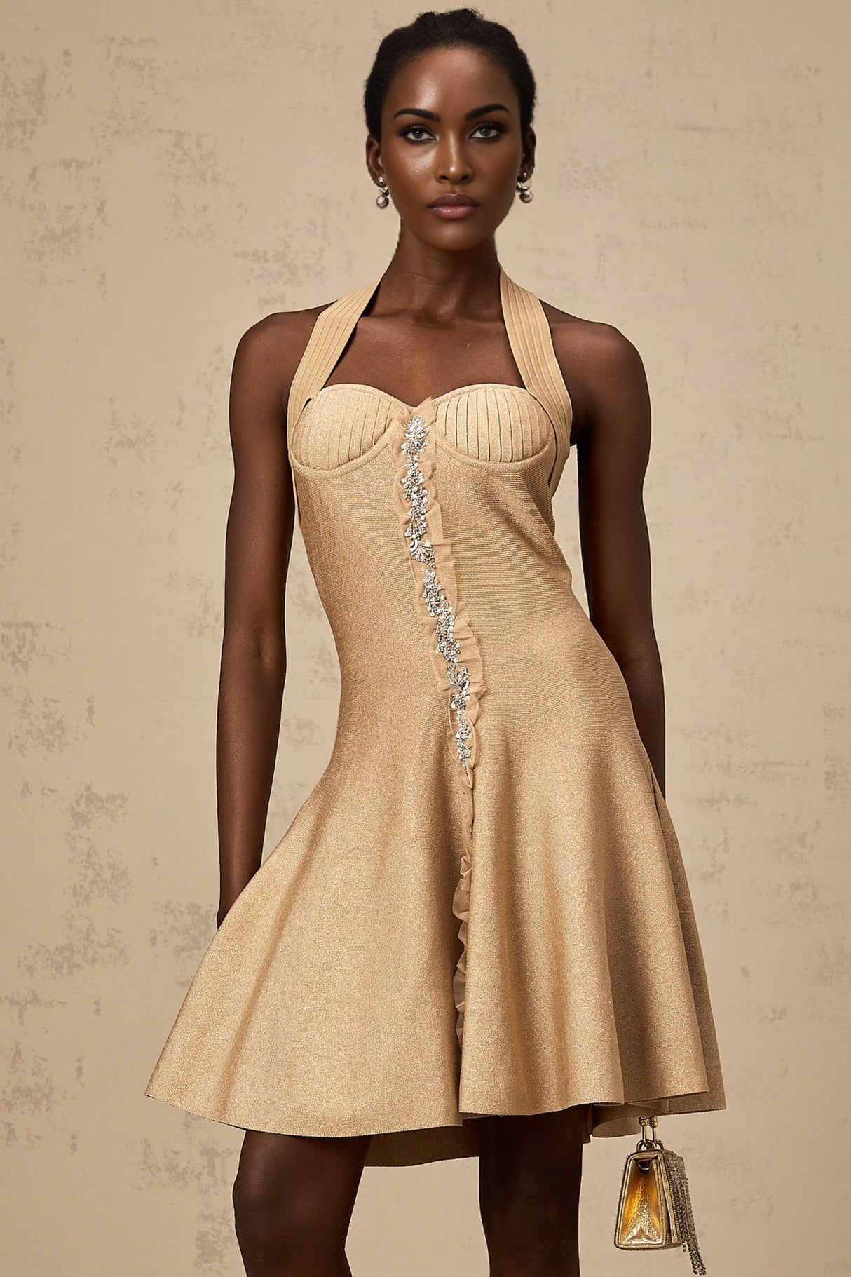 Landry Halterneck Mini Dress