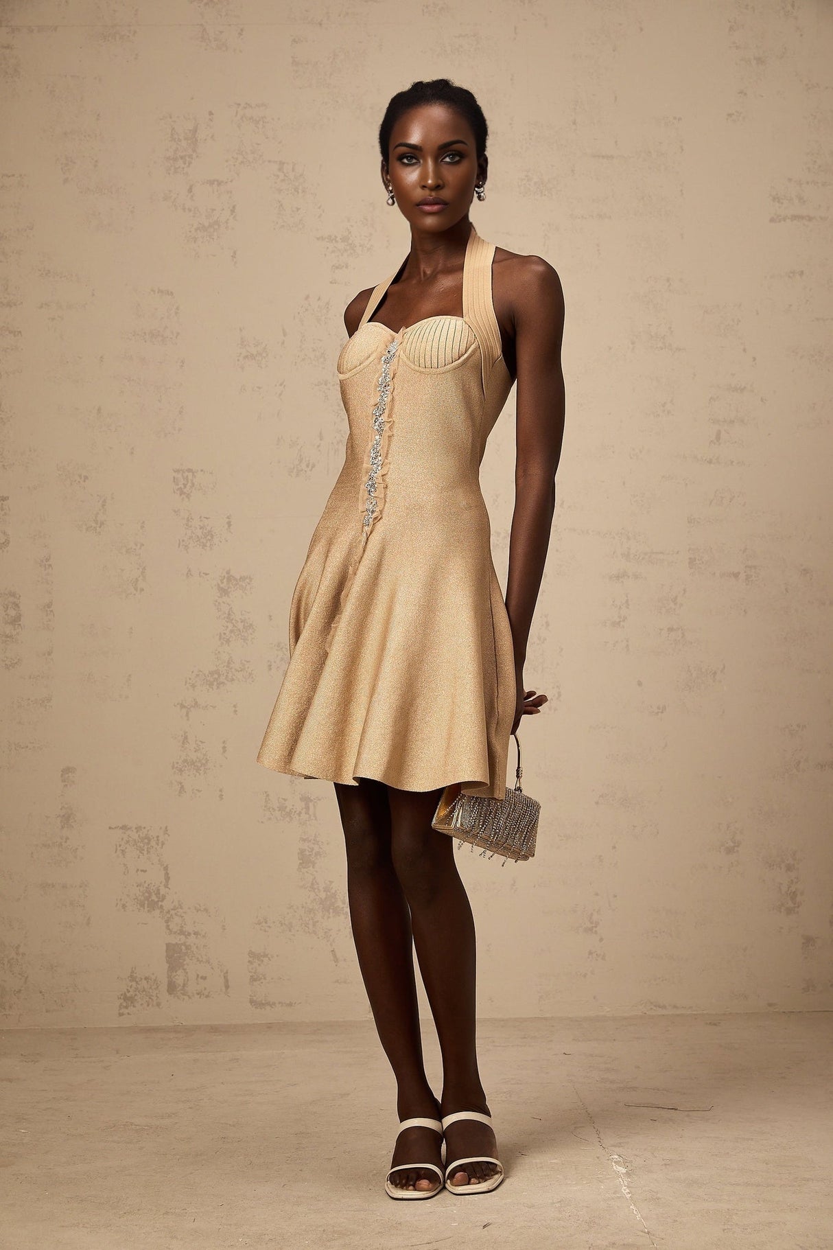 Landry Halterneck Mini Dress