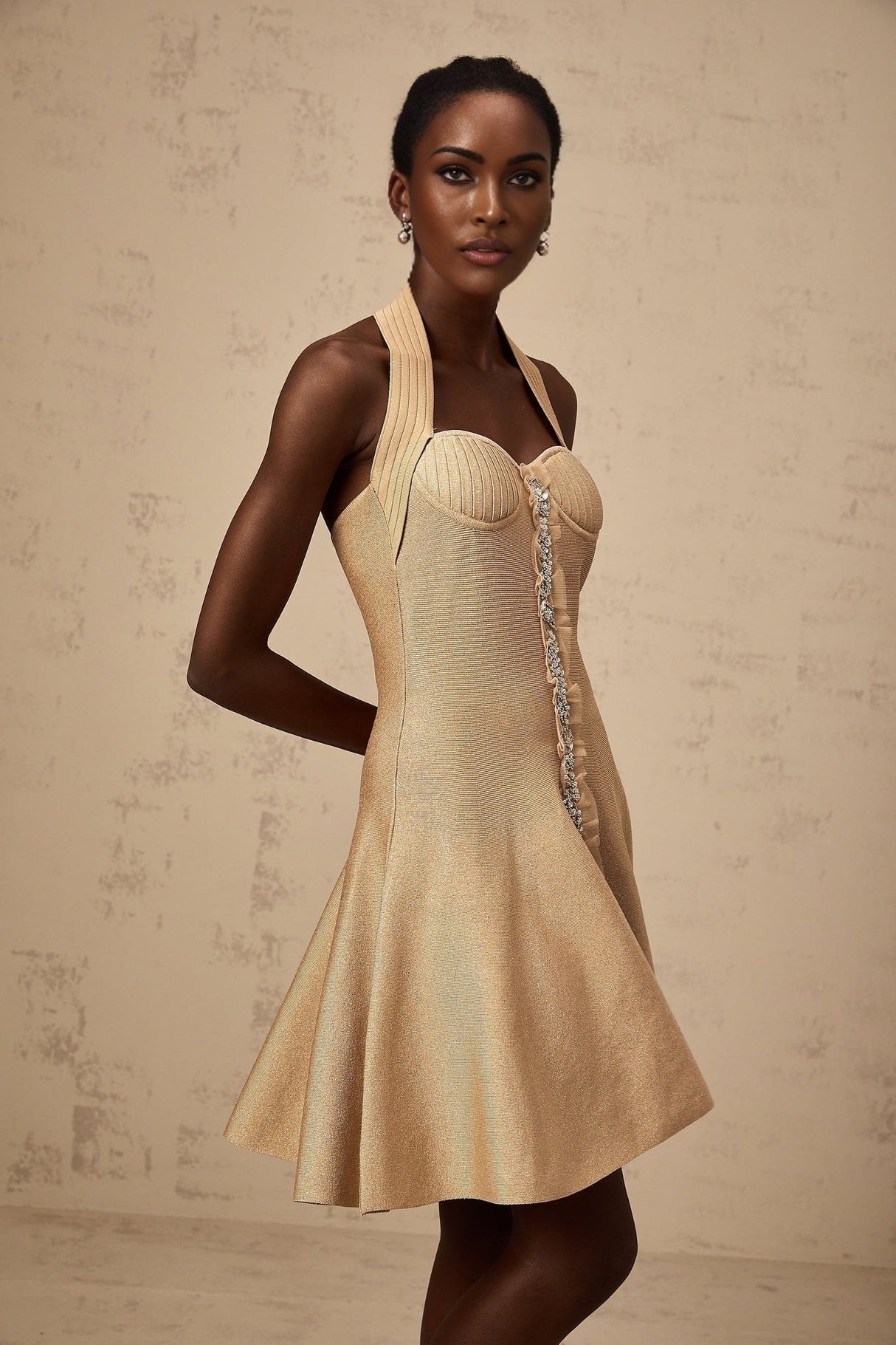 Landry Halterneck Mini Dress