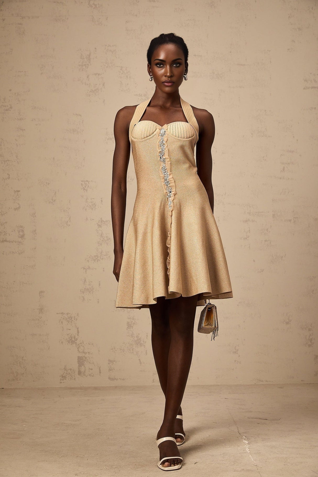 Landry Halterneck Mini Dress