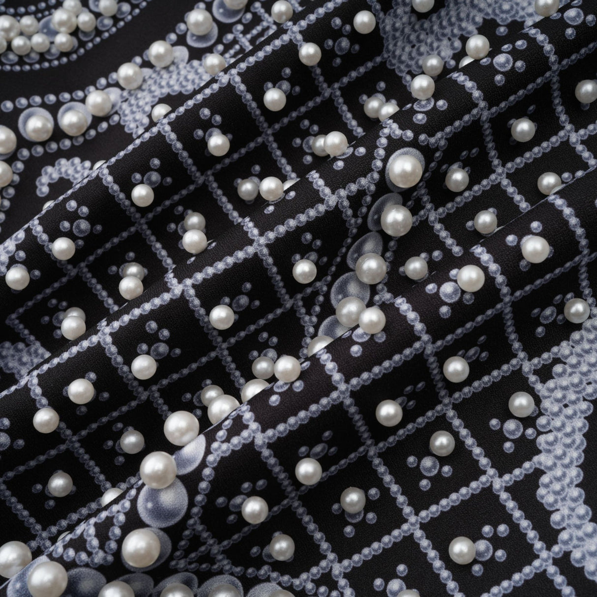 Laney Blazer Black & White Pattern VNeck Dress