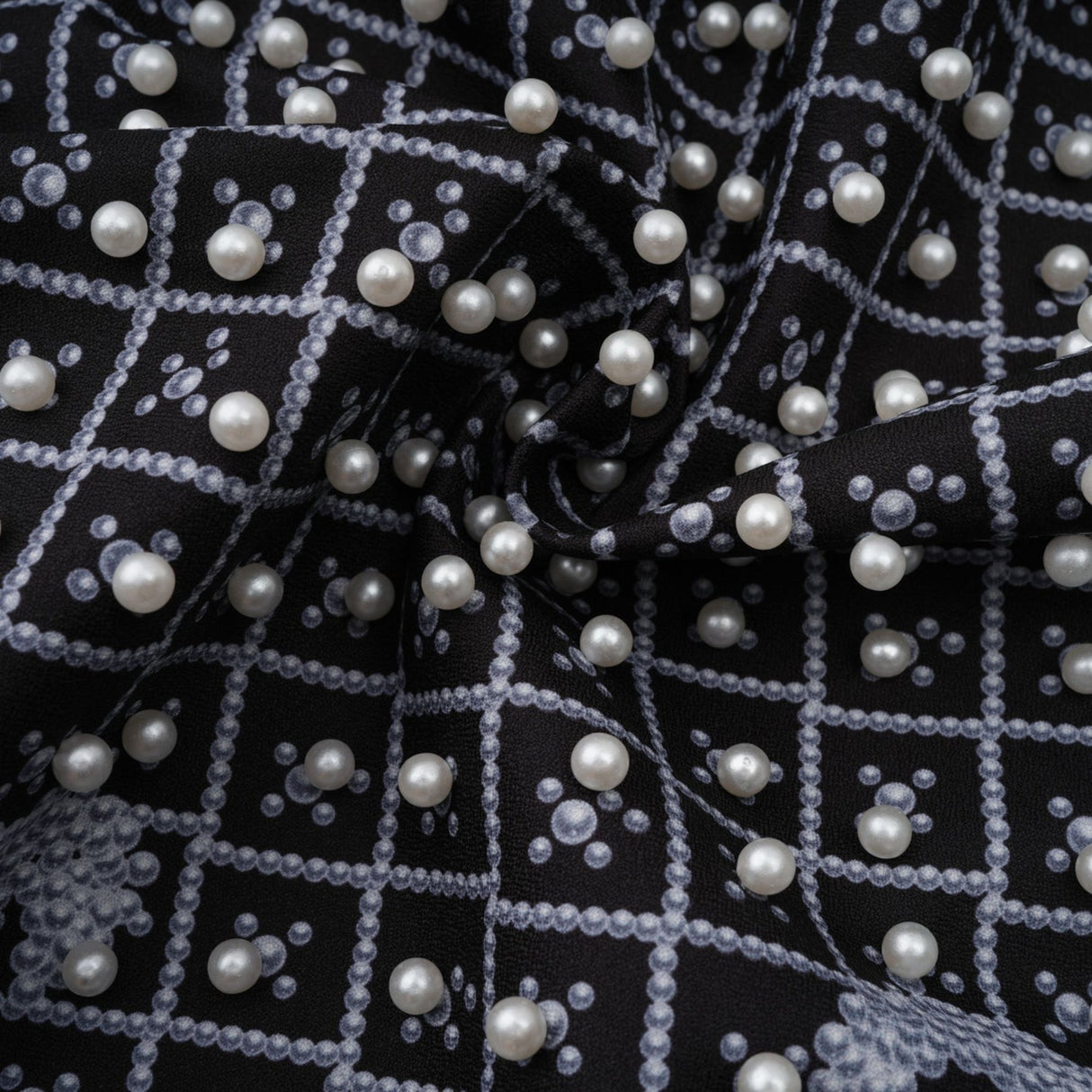 Laney Blazer Black & White Pattern VNeck Dress