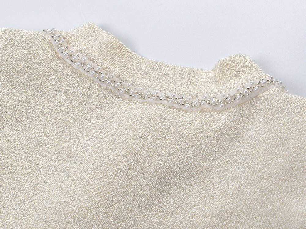 Laney Dress - A - Line Silhouette With Fitted Bodice - Button - Down Pleated Skirt - Tailored Fit - Embellished Buttons & Pockets